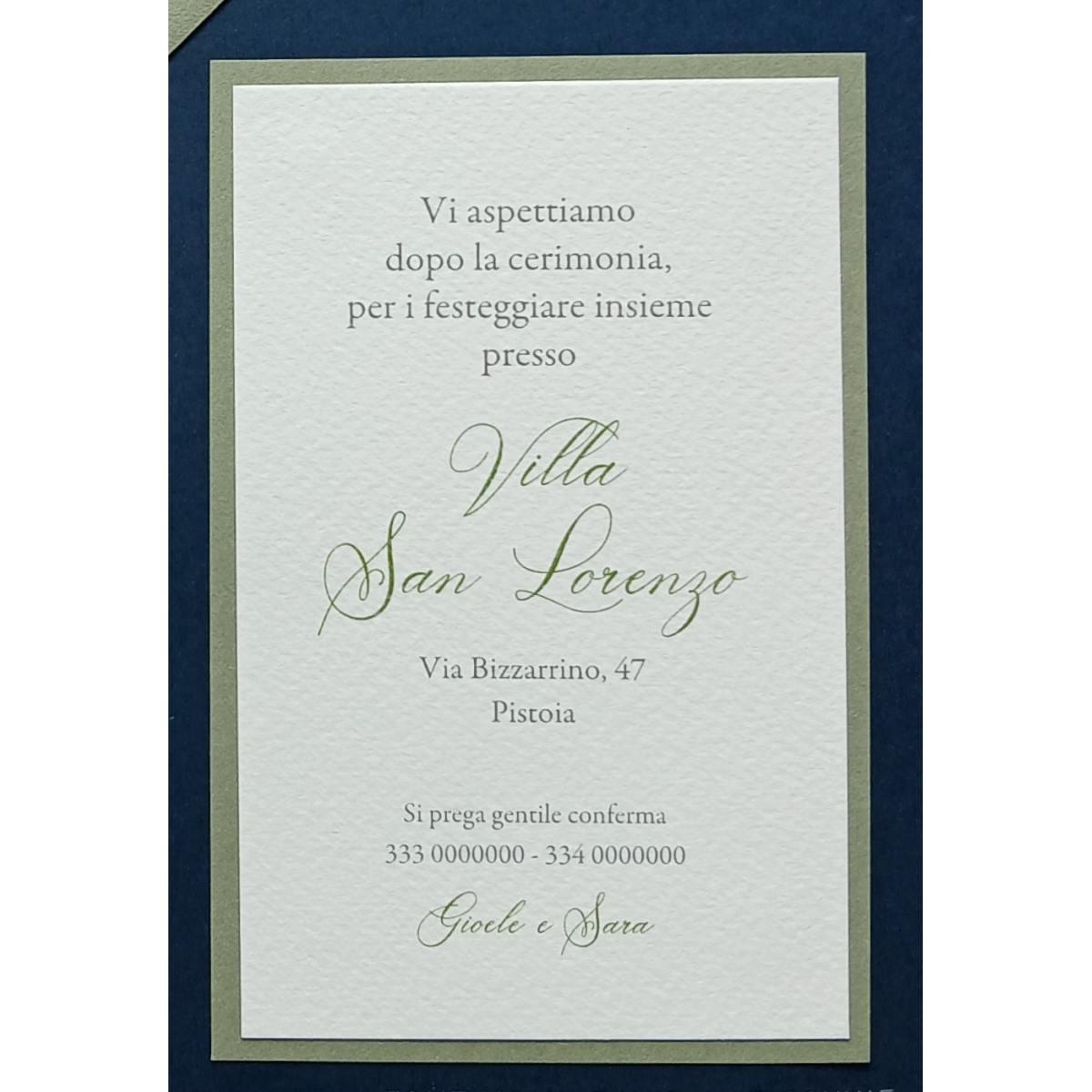 Invito nozze art. INV 0029