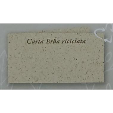 Bigliettini bomboniera 0544 cf. 100 pz. carta riciclata