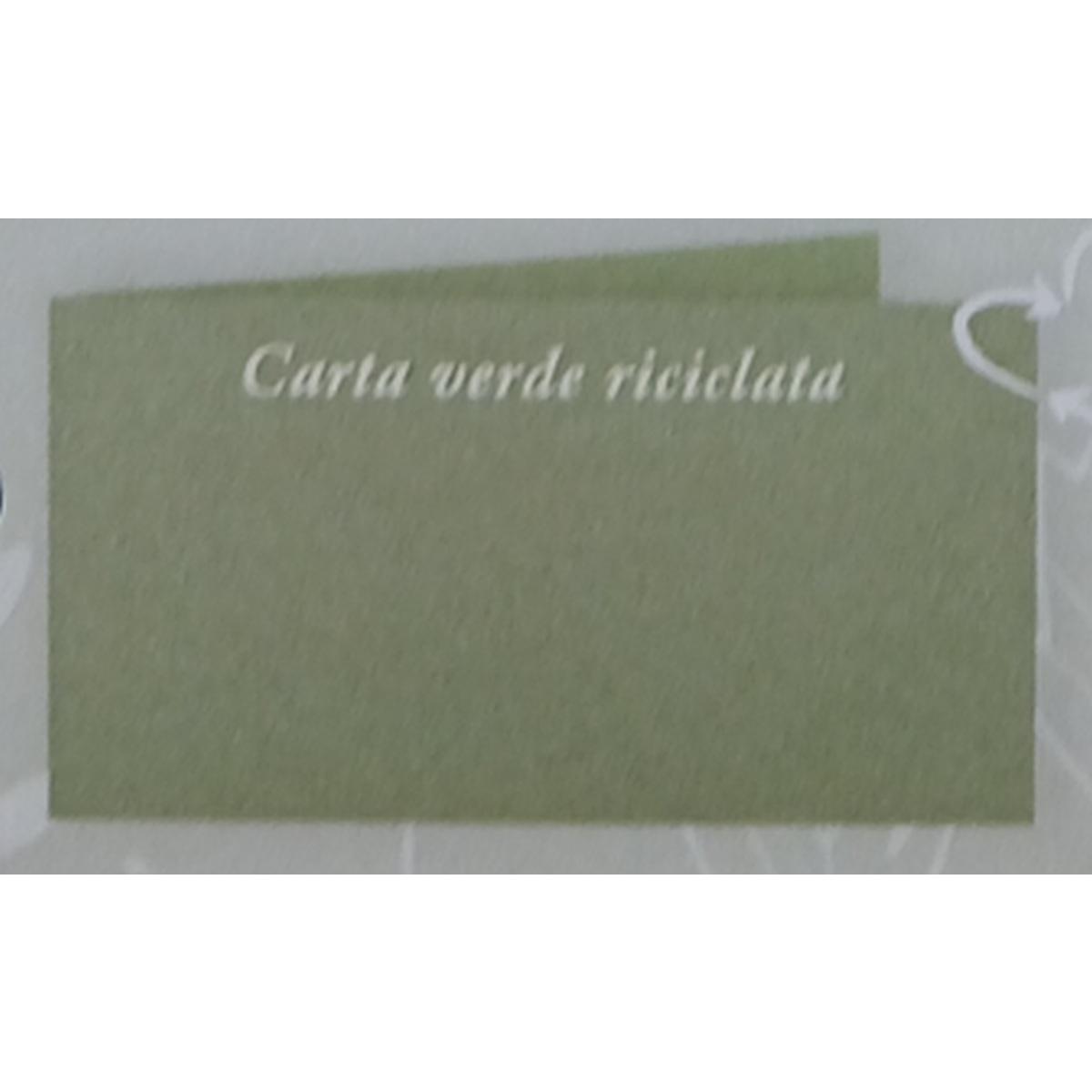 Bigliettini bomboniera 0545 cf. 100 pz.carta verde riciclata