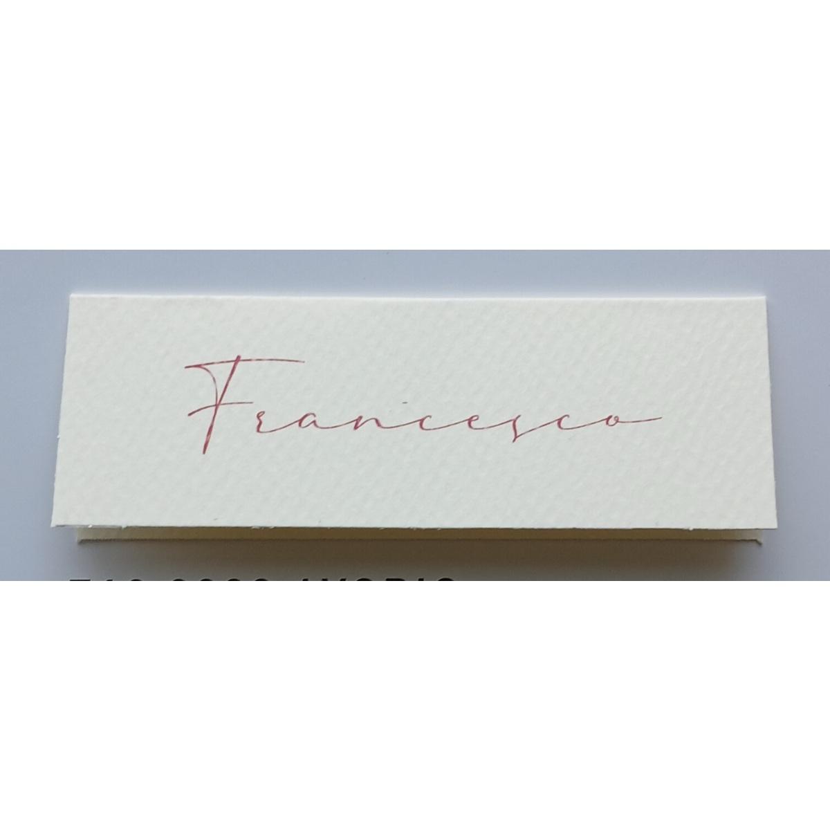Segnaposto BIANCO conf. da 50 pz art. E10 0007