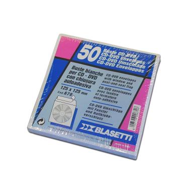 Buste per CD con finestra in conf. da 50 pz. x 12 pacchettini