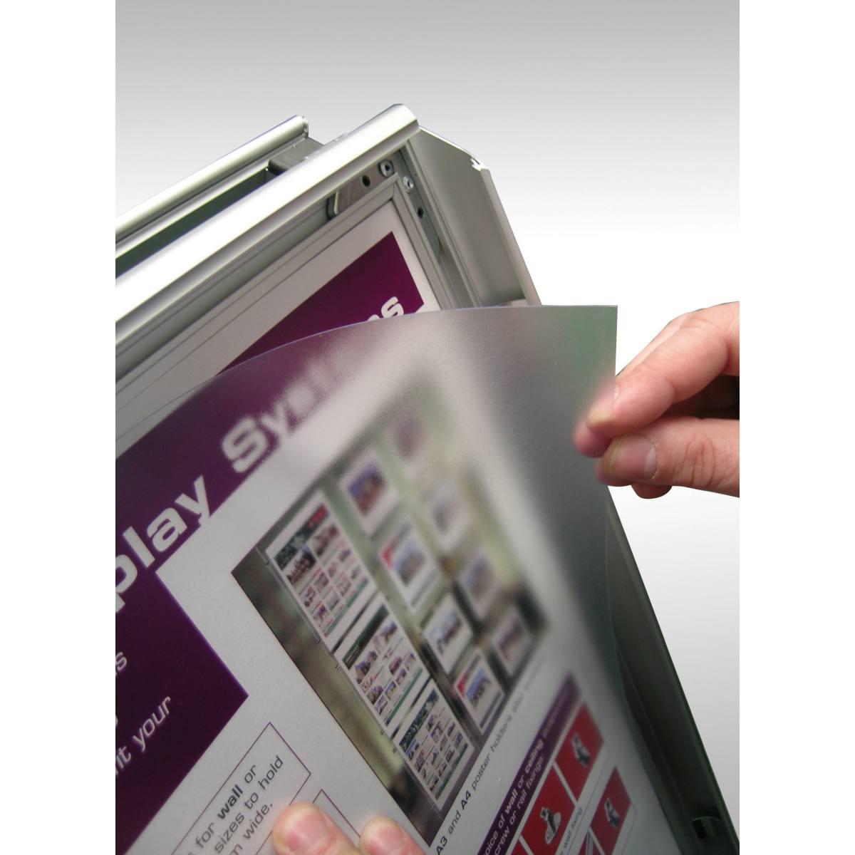 VF203 -  Cavalletto bifacciale per uso esterno con profilo a scatto 700x1000mm