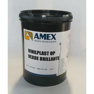 AM1101.60 - VINILPLAST OP VERDE BRILLANTE cf. 1 kg