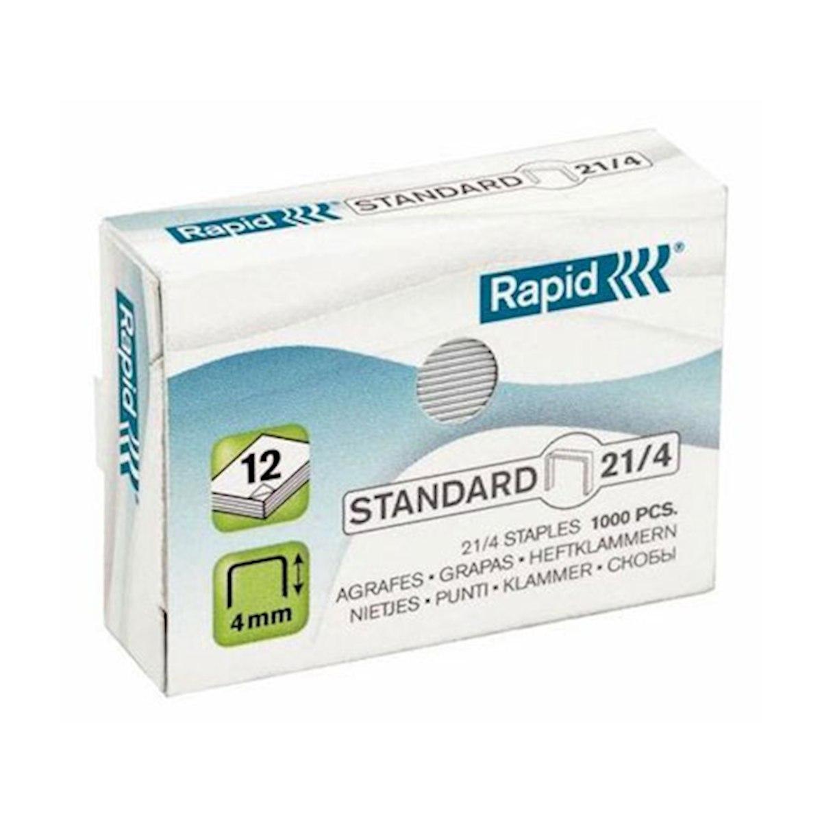 PUNTI RAPID 21/4 (6/4) scatola 1000 pz - compatibili con spillatrice Centra P21